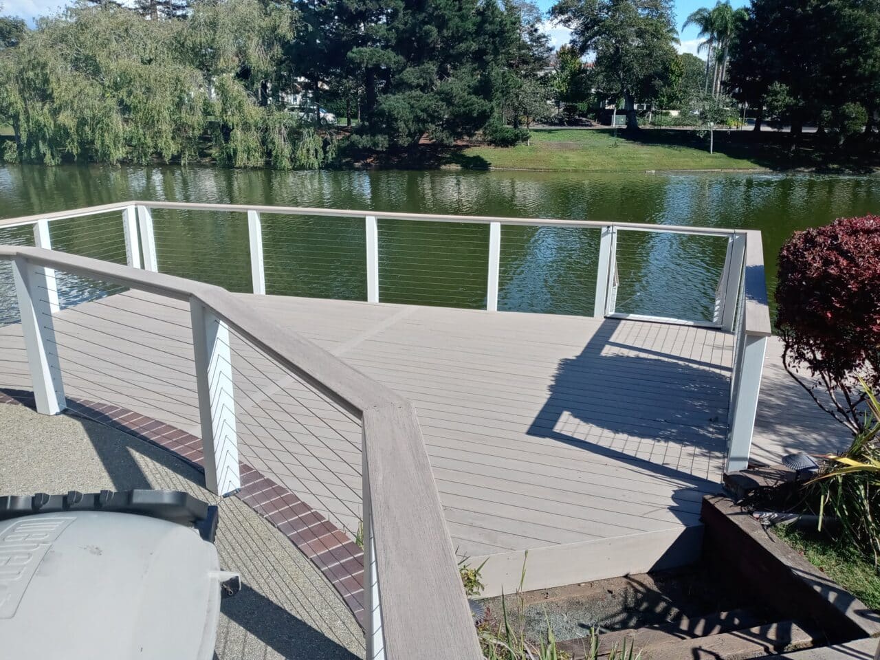 composite deck railing in East Bay Area
