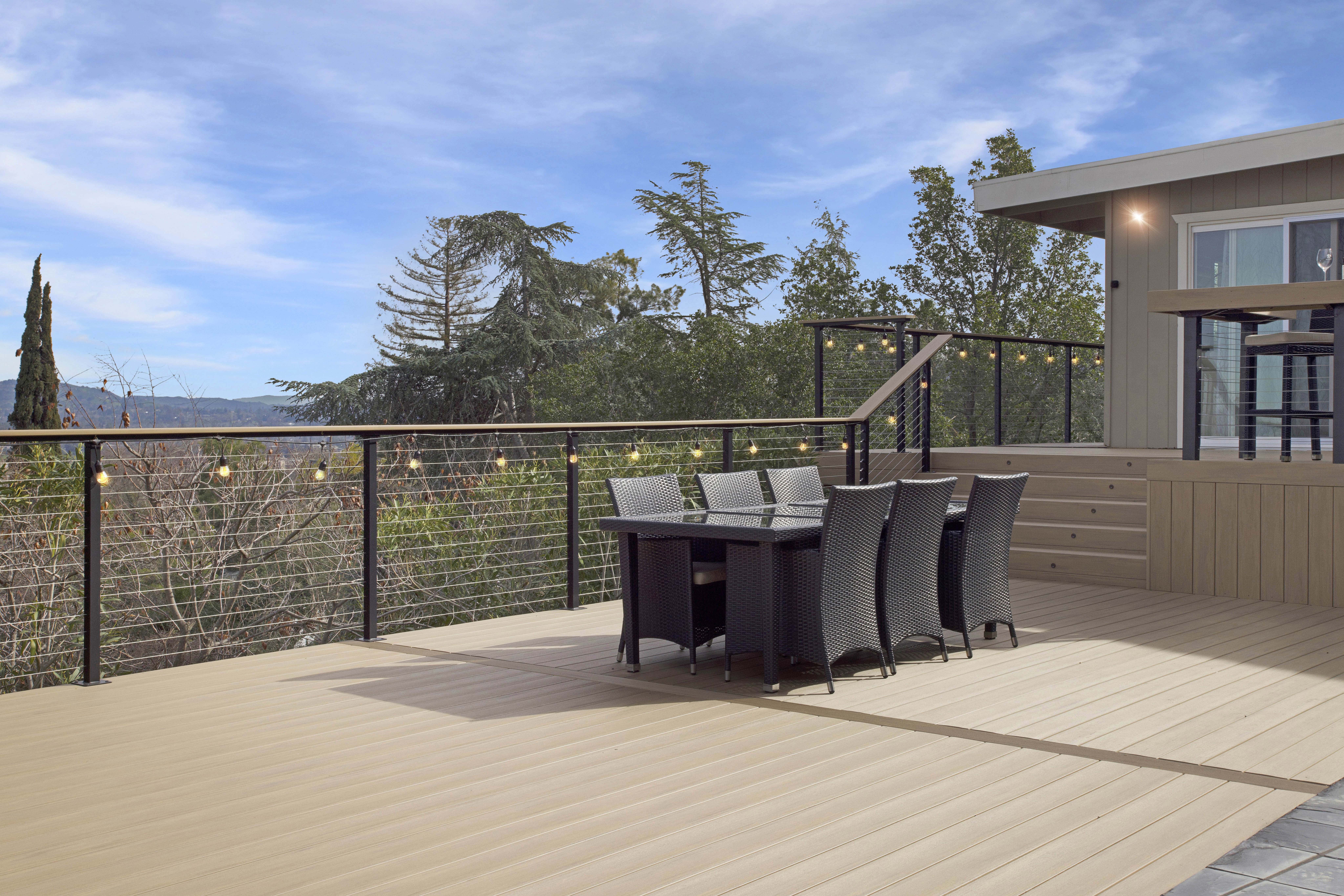 outdoor deck lighting Installation in the East Bay Area
